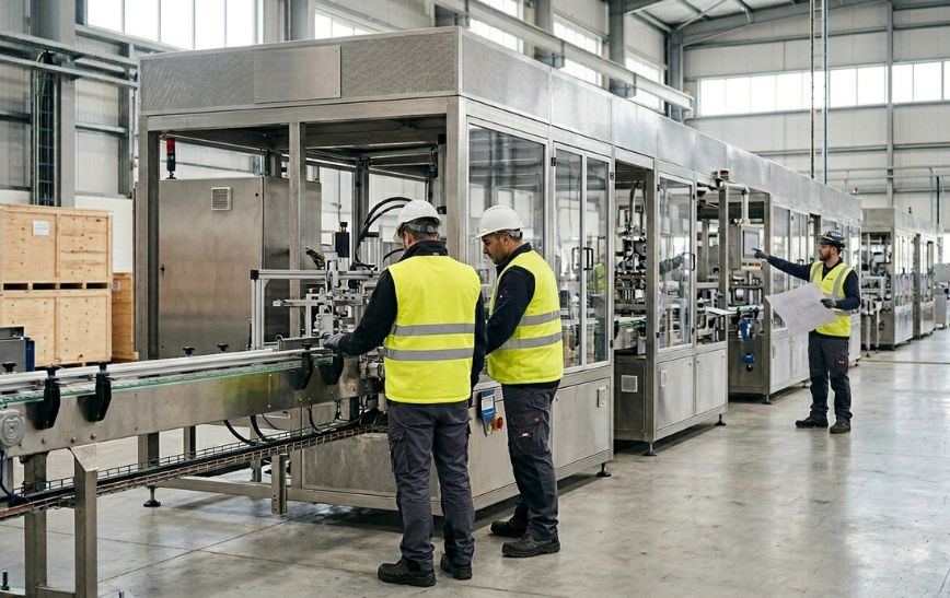 4,500 Safe hours: Installation of a turnkey hygiene production line in France