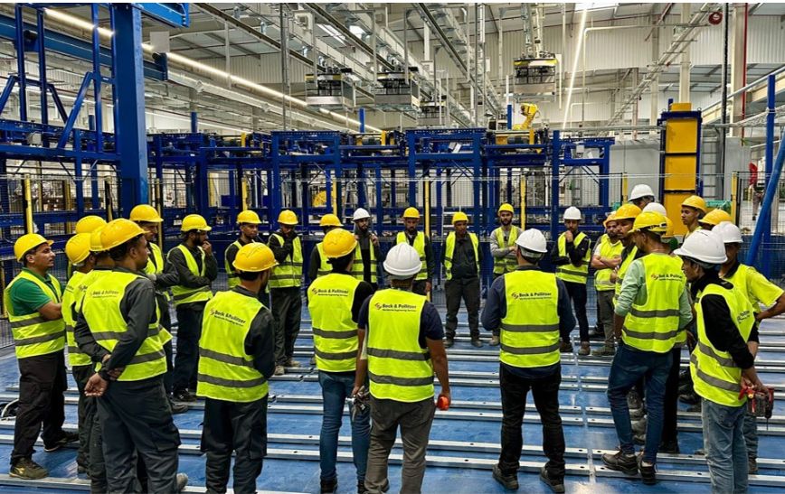 Automated tyre plant installation in Tangier, Morocco